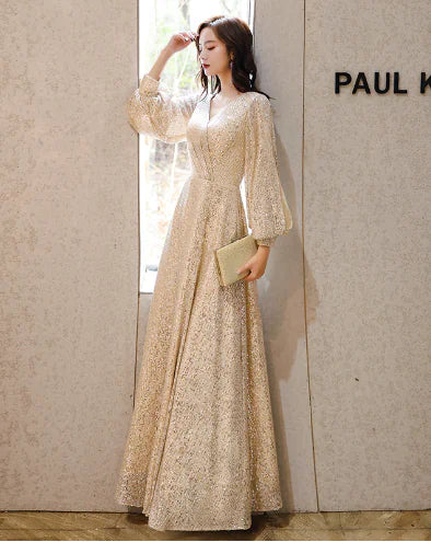 Elegant Evening Dress for Ladies' Party Wear