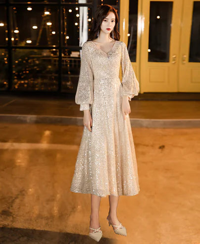 Elegant Evening Dress for Ladies' Party Wear