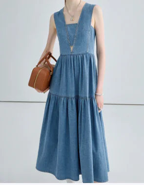 Denim Strap Dress for Women
